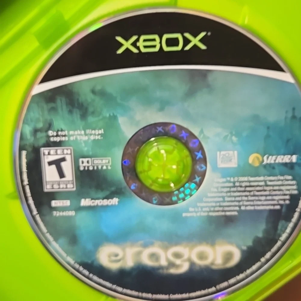 Eragon Video Game Xbox Book Included